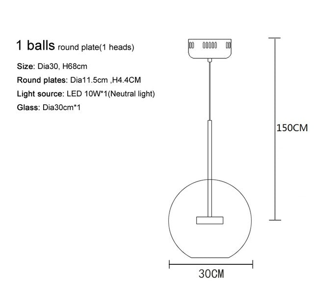 Glass Pendant Lamp