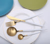 Gold Cutlery Set