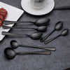 Matte Black Cutlery Set