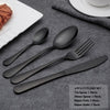 Matte Black Cutlery Set