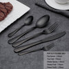 Matte Black Cutlery Set