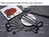 Matte Black Cutlery Set