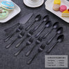 Matte Black Cutlery Set