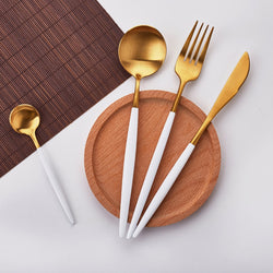 Gold Cutlery Set